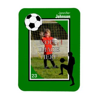 Imán de fútbol personalizado