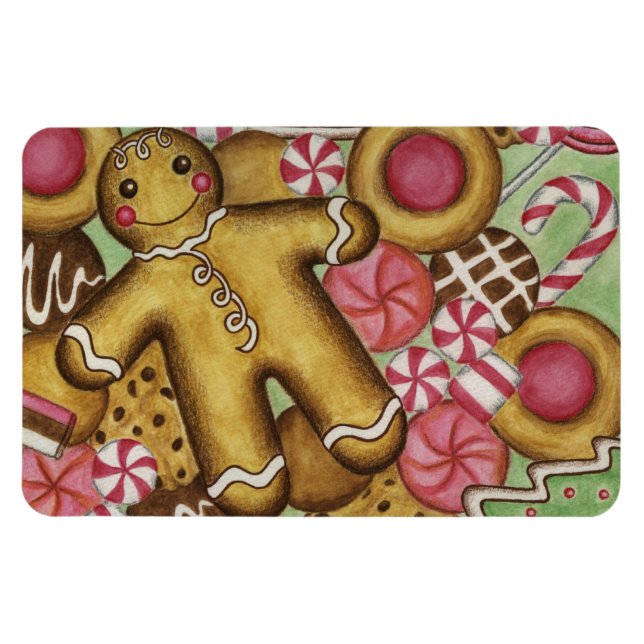 Imán de Galletas de Navidad  (Horizontal)