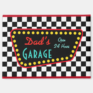 Imán de Garage de Papá Retro
