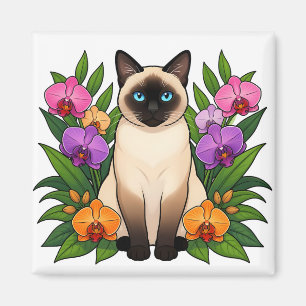 imán de gato siamés tropical