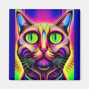 imán de gatos curiosos