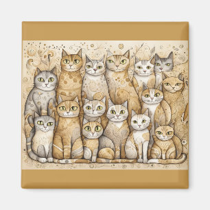 imán de gatos tranquilizantes
