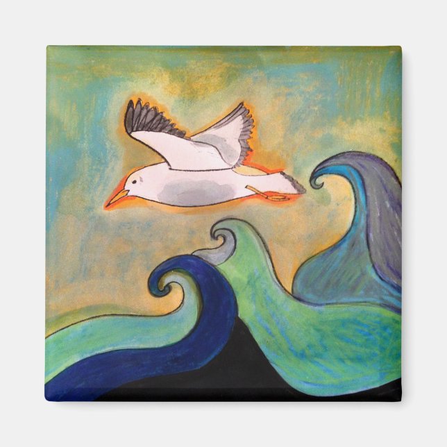 Imán de gaviota (Frente)