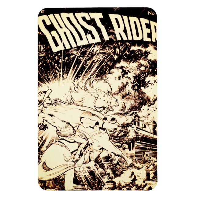 Imán de Ghost Rider de los 50  (Vertical)