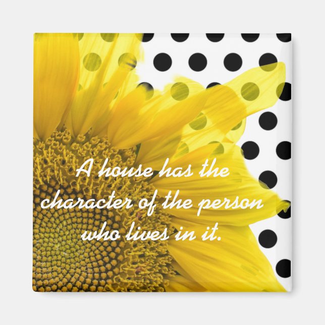 Imán de girasol (Frente)