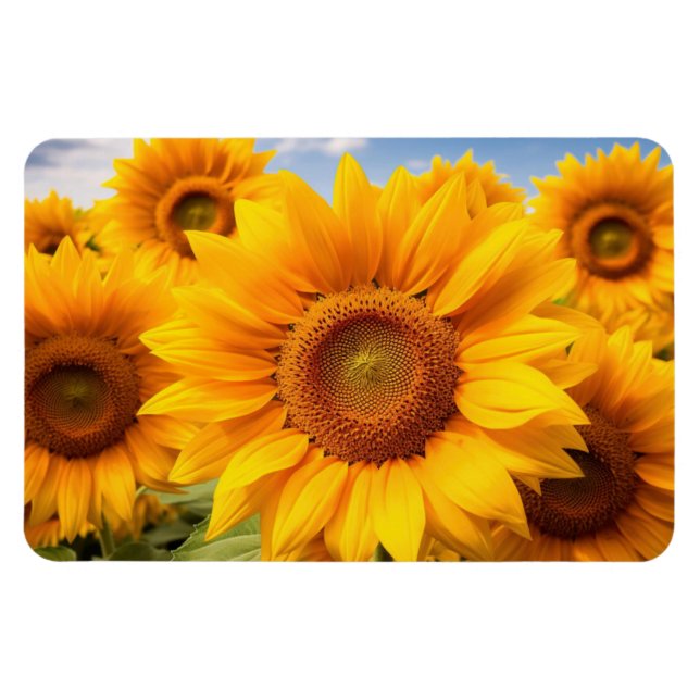 Imán de Girasoles (Horizontal)
