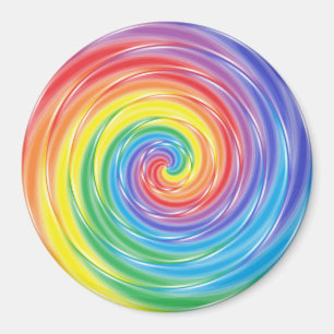 Imán de giro del arco iris