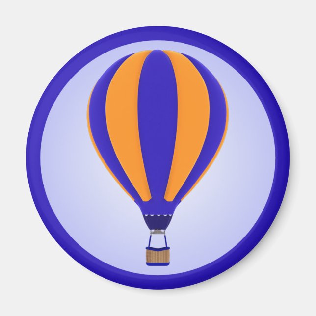 Imán de globo aerostático (Frente)