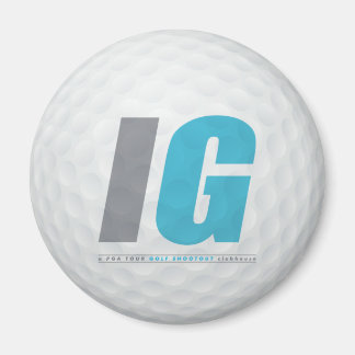 Imán de globo de golf para chicos irracionales