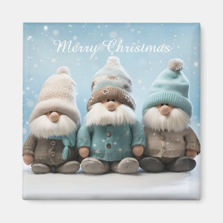 Imán de Gnomo de Navidad Adorable