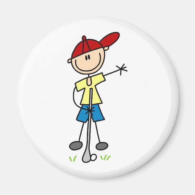 Imán de Golf Boy (Frente)
