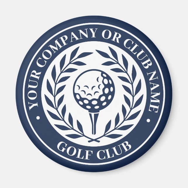 Imán de Golf Clásico Nombre Personalizado Regalo A (Frente)