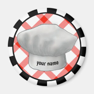 Imán de gorro de chef