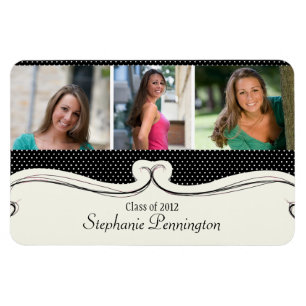 imán de graduación de personalizados de fotografía