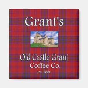 Imán de Grant's Old Castle Grant Coffee Co.