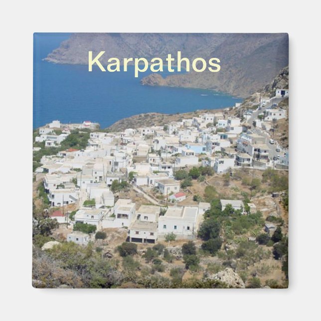imán de grecia messochori karpathos (Frente)