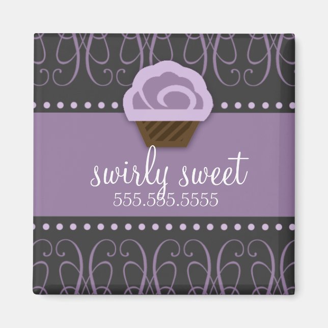 Imán de gris morado dulce de 311 dedos (Frente)