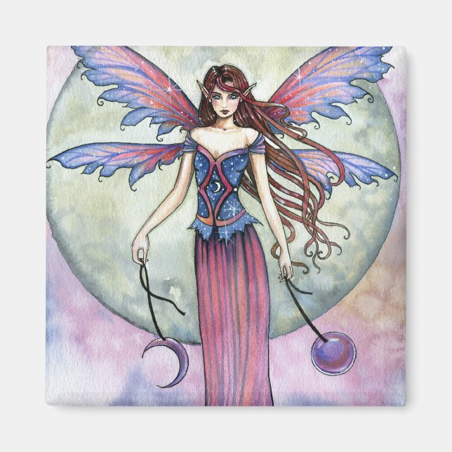 Imán de Hada Gótica Celestial (Frente)