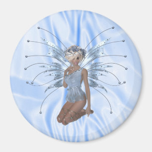 Imán de hadas de hielo azul