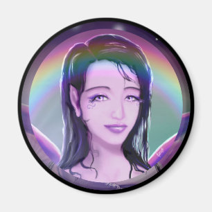 Imán de hadas de lluvia púrpura