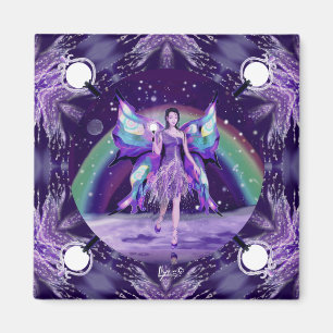 Imán de hadas de lluvia púrpura