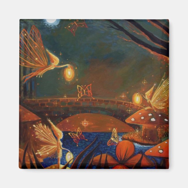 Imán de hadas - " Reunión de hadas " (Frente)