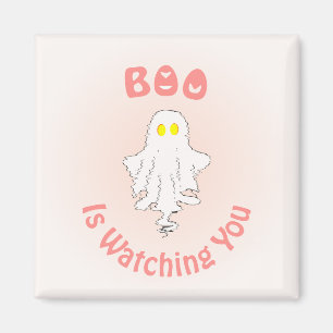 Imán de Halloween   Boo te está vigilando