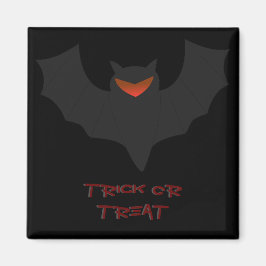 Imán de Halloween de Murciélago Gruñón