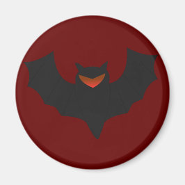 Imán de Halloween de Murciélago Gruñón