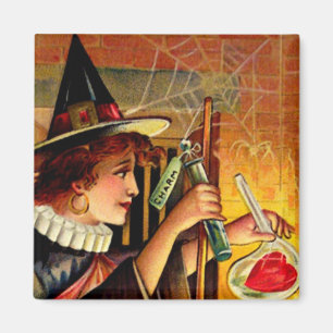 Imán de Halloween del vintage