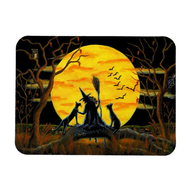 Imán de Halloween "Patience,Halloween Nears" (Horizontal)