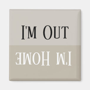 Imán de HAMbyWG - Estoy en casa-Estoy fuera