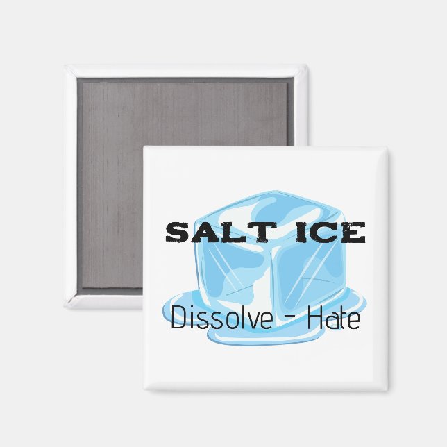 Imán de hielo salado (Anverso/Reverso)
