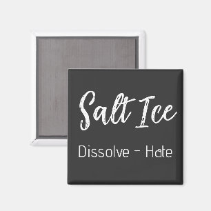 Imán de hielo salado