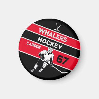imán de hockey personalizado