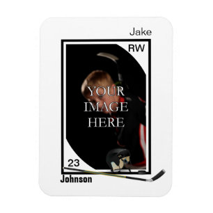 imán de hockey personalizado