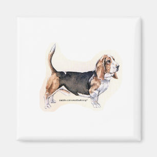 Imán de Hound Basset