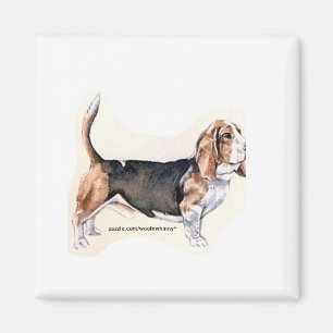 Imán de Hound Basset