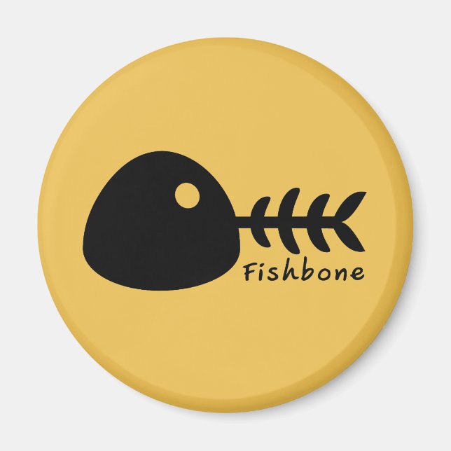 Imán de hueso de pescado (Frente)