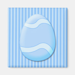 Imán de Huevo de Pascua (Azul)
