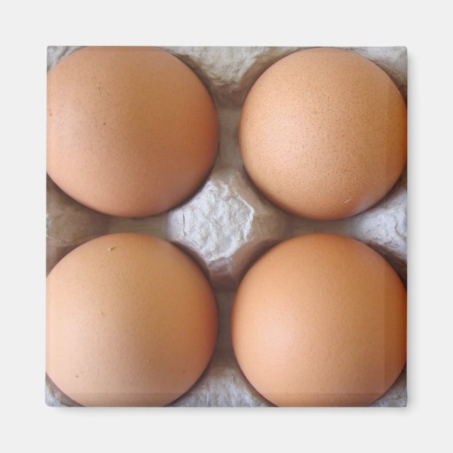 Imán de Huevos Marrones (Frente)