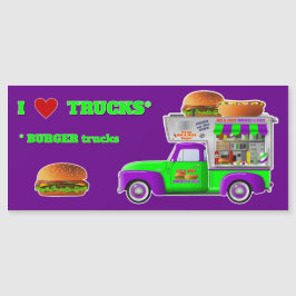 Imán de I Love Trucks (Camiones BURGER)