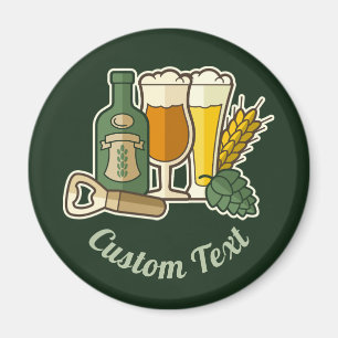 Imán de Iconos de Cerveza
