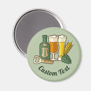 Imán de Iconos de Cerveza