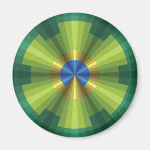 Imán de ilusión de pavo real