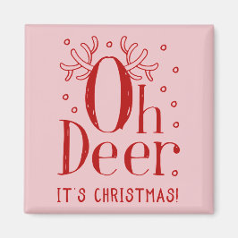 imán de ilustracion divertido para los navidades