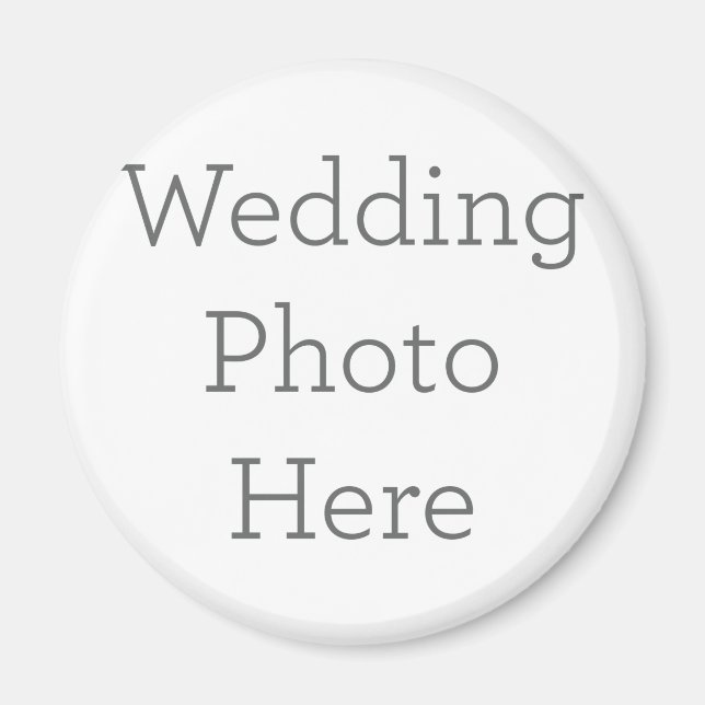 Estándar: 5,7 cm Circular Imán (Frente)