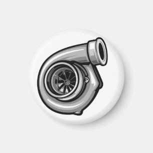Imán de imagen del turbocompresor
