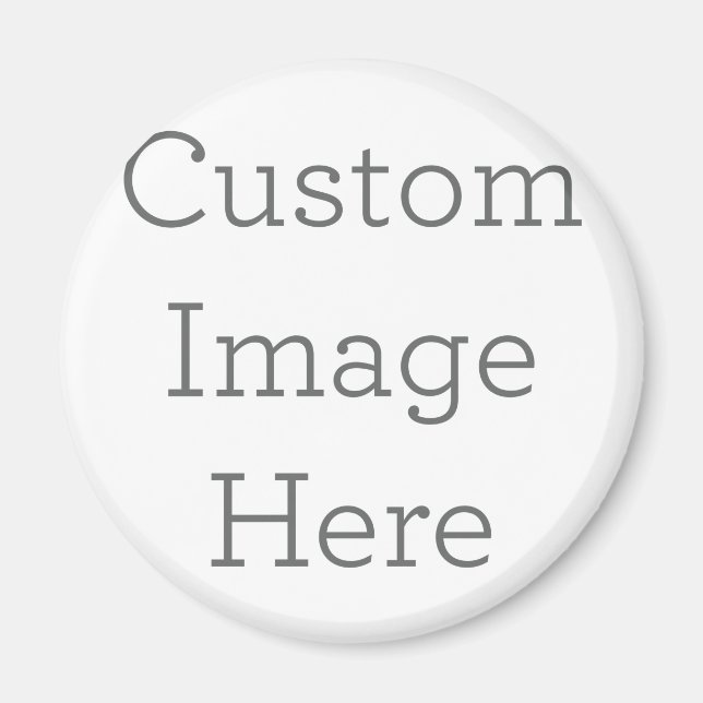 Estándar: 5,7 cm Circular Imán (Frente)