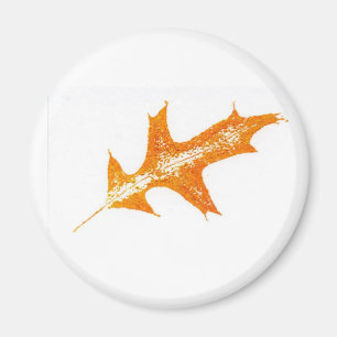 Imán de impresión de la naturaleza de la hoja